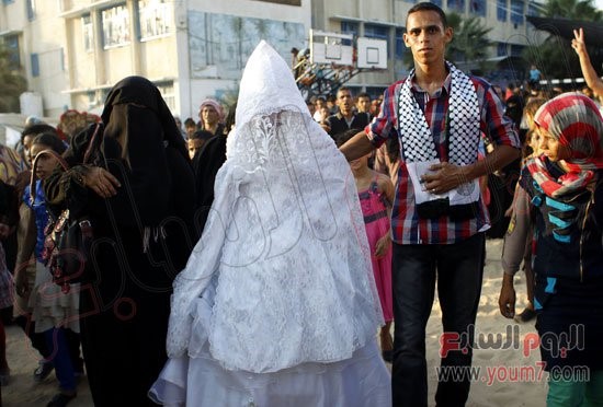 مراسم ازدواج در غزه + تصاویر  <img src="/images/picture_icon.gif" width="16" height="13" border="0" align="top">