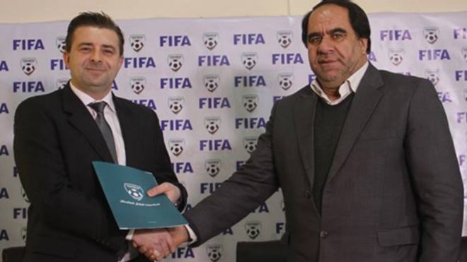 سرمربی جدید تیم ملی فوتبال افغانستان معرفی شد