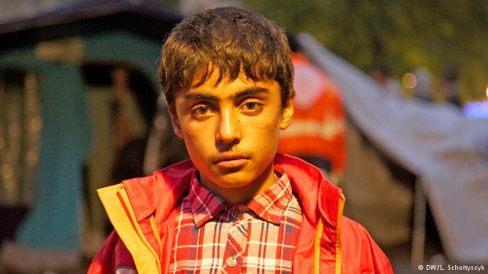 کودک 12 ساله افغان در راه آلمان