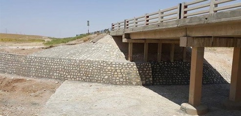 بازسازی ۵ پایه پل بزرگ، در شاهراه عمومی کابل ــ سمنگان