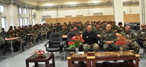 فراغت ۱۴۳ افسر جوان از دوره آموزش انجنیری نظامی در بلخ