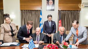 موافقتنامه ایجاد نمایندگی سیاسی افغانستان در یونان امضا شد