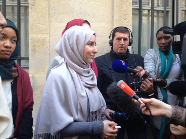 روز حجاب در دانشگاه پاریس