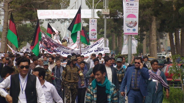 مردم هرات برضد تصمیم حکومت در مورد پروژه توتاپ تظاهرات کردند