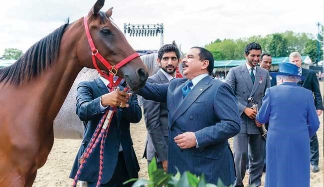 اسبی که شاه بحرین را به لندن آورد