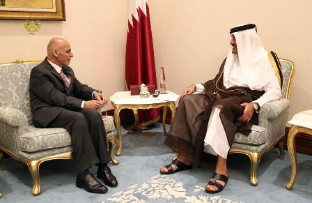 رییس جمهور با امیر و نخست وزیر قطر دیدار کرد
