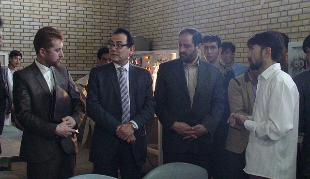دیدار رئیس دفتر ساحوی یونما از مرکز آموزش‌های فنی حرفه‌ای در هرات