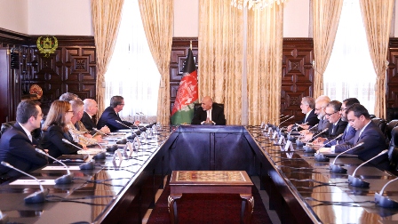 افغانستان و امریکا بر مبارزه مشترک با تروریزم تاکید کردند