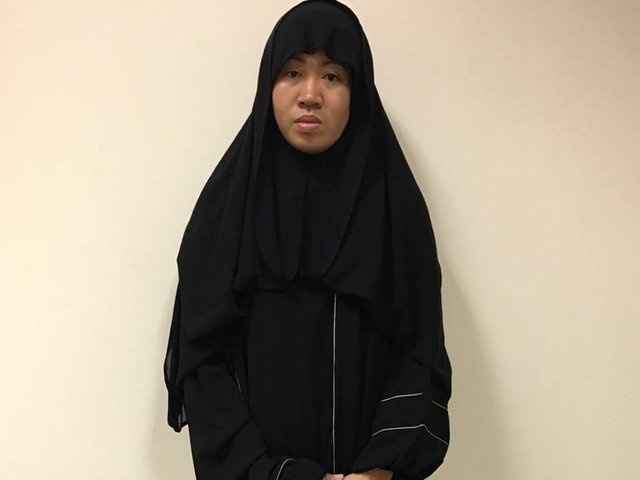 این زن داعشی در کویت بازداشت شد