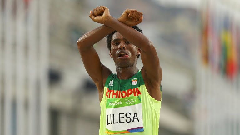 ورزشکار اتیوپی به خاطر حرکت اعتراضی در المپیک اعدام می‌شود
