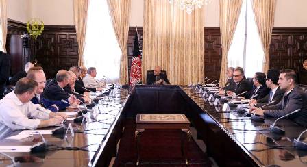 رییس جمهور با سناتوران امریکایی در کابل دیدار کرد