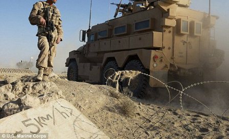 ۳ سرباز امریکایی در انفجار ماینی در ننگرهار زخمی شدند