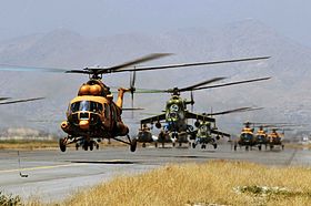 امریکا ۲۰۰ بالگرد و هواپیما به نیروی هوایی افغانستان می‌دهد