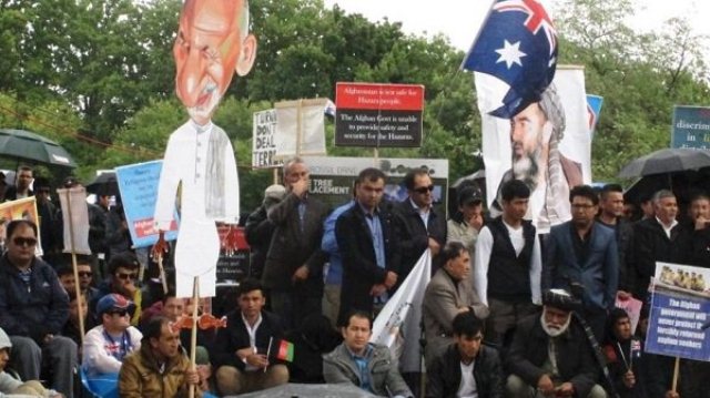 تظاهرات ضد اشرف غنی در استرالیا