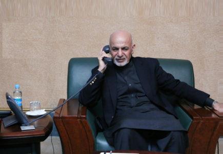 رییس جمهور غنی، پیروزی حسن روحانی در انتخابات ریاست جمهوری ایران را تبریک گفت