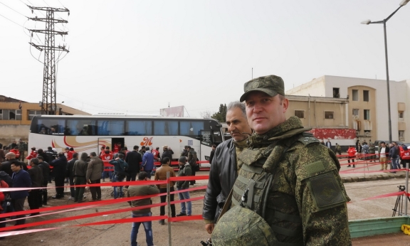 پولیس نظامی روسیه، امنیت حمص را به عهده گرفت