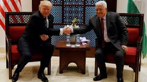نشست مطبوعاتی مشترک ترامپ و عباس در بیت الحم