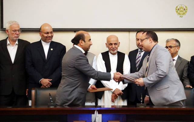 قرارداد یکی از بزرگترین پروژه‌های آبرسانی افغانستان امضا شد