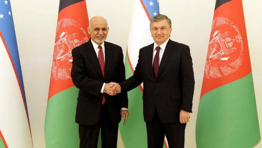 روئسای جمهور افغانستان و ازبکستان بر گسترش همکاری‌های دوجانبه تاکید کردند