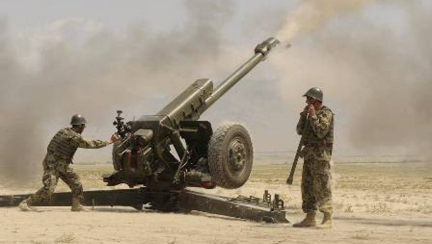 ارتش مواضع طالبان در غزنی را به توپ بست