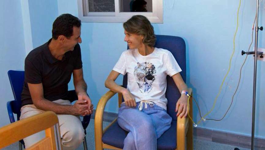 ابتلای همسر بشار اسد به بیماری سرطان