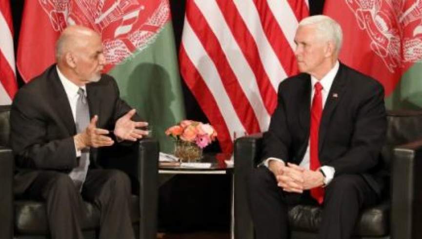 مایک پنس در دیدار با غنی: امریکا نمی‌گذارد که افغانستان بار دیگر به لانه امن تروریستان مبدل شود