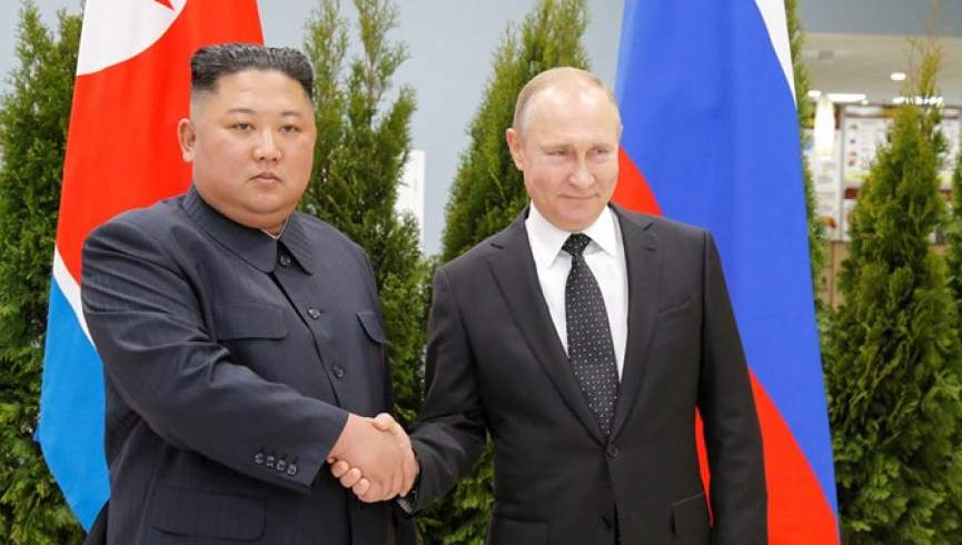رهبران روسیه و کوریای شمالی برای اولین بار با یکدیگر دیدار کردند