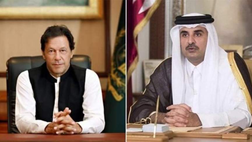 گفتگوی تیلفونی عمران خان و امیر قطر درباره کشمیر