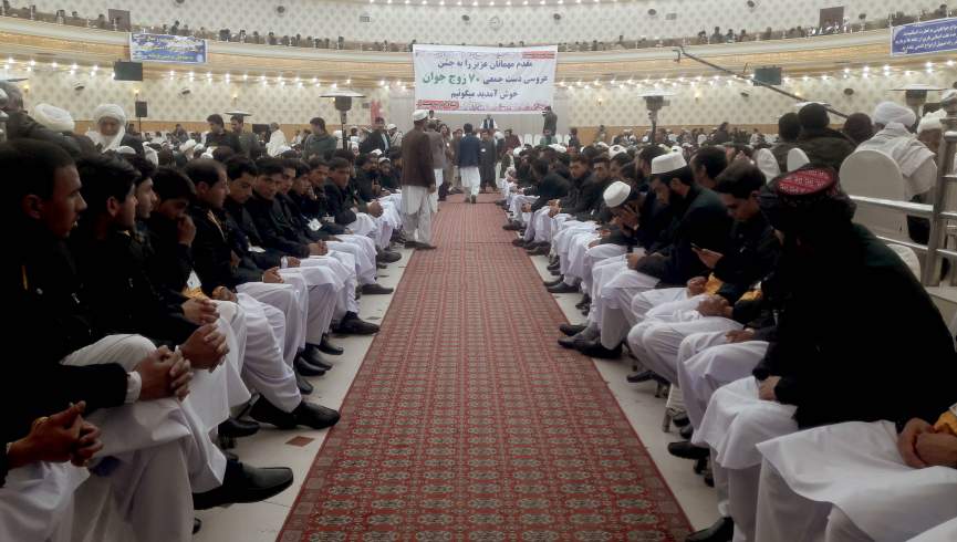 ازدواج دسته جمعی 70 زوج جوان را در هرات به خانه بخت فرستاد