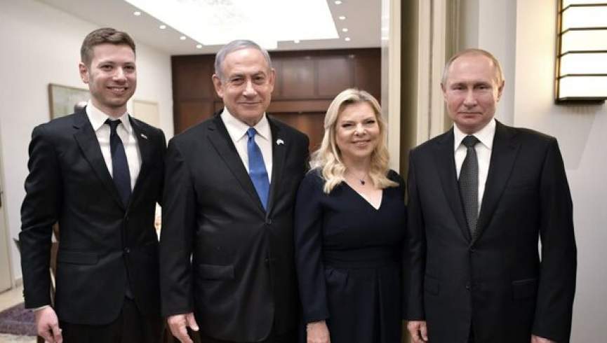 عکس دسته‌ جمعی پوتین با فامیل نتانیاهو