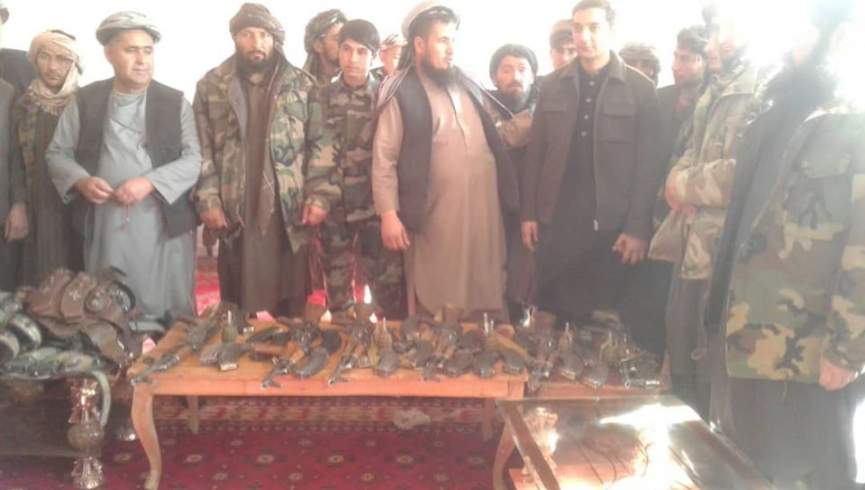 یک فرمانده و 23 عضو گروه طالبان در فاریاب به نیروهای امنیتی تسلیم شد