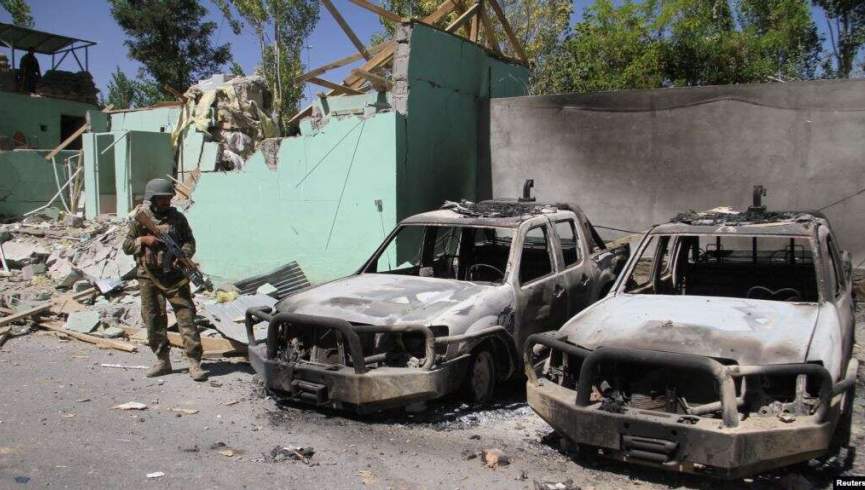 حمله موتر بمب بر یک مرکز امنیت ملی در شهر غزنی
