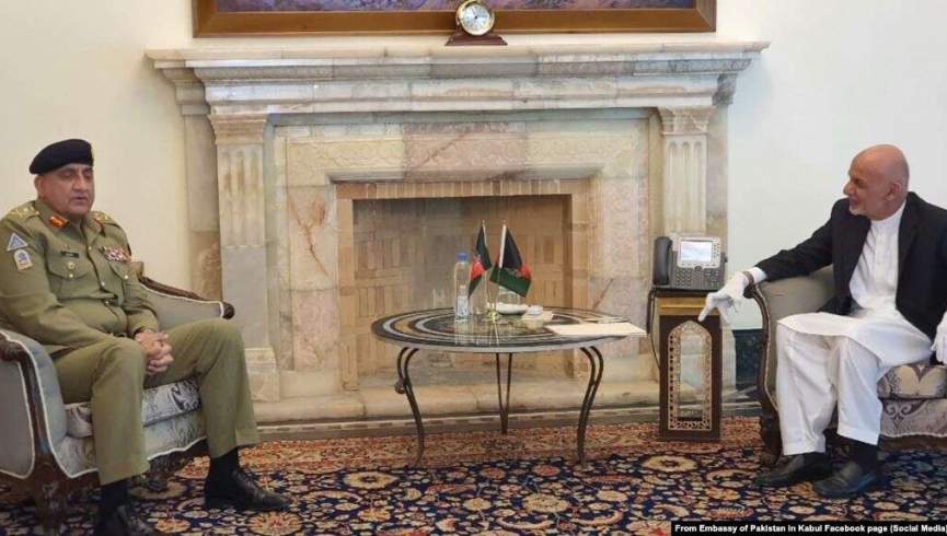 رییس ستاد ارتش پاکستان در سفری غیرمنتظره وارد کابل شد