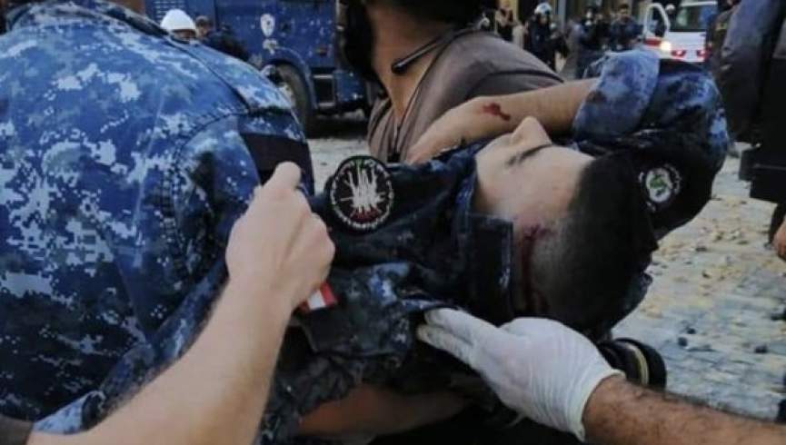تظاهرات خشونت آمیز در لبنان/ یک پولیس کشته و ده ها نفر زخمی شدند