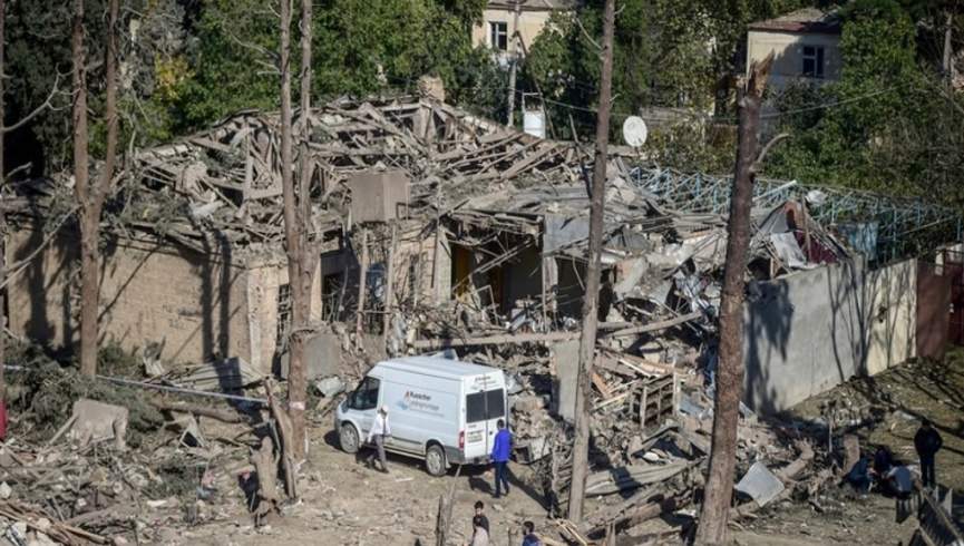 کشته و زخمی شدن بیش از ۵۰ غیرنظامی آذربایجان در حملات راکتی ارمنستان