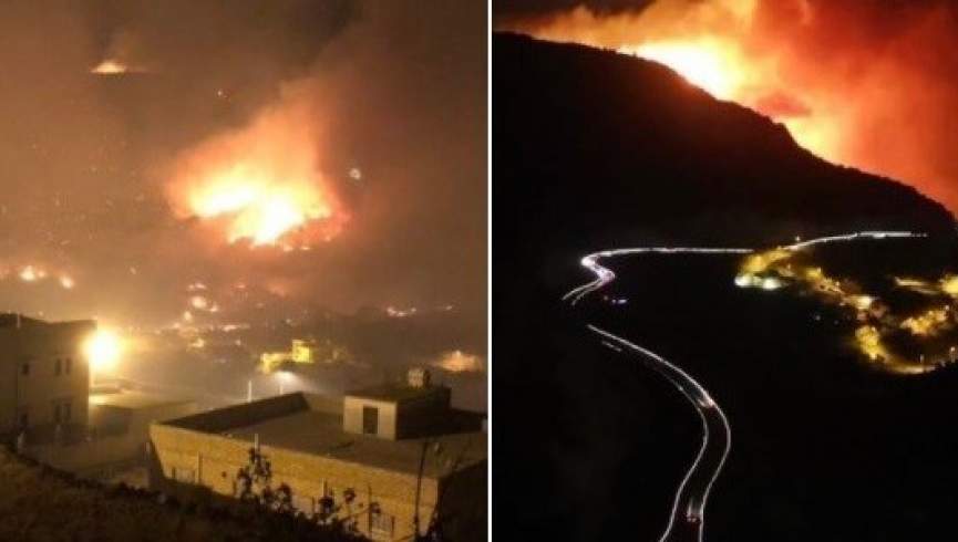 وقوع آتش سوزی گسترده در عربستان