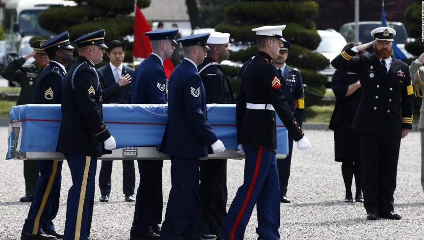 واشنگتن پس از 67 سال در حال بازیابی اجساد 70 سرباز کره ای است