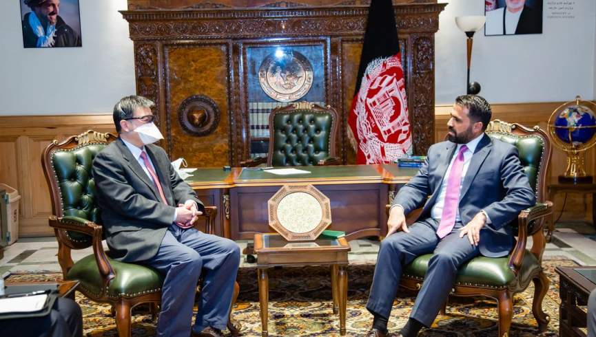 معاون وزیر امور خارجه با سفیر چین در کابل دیدار کرد