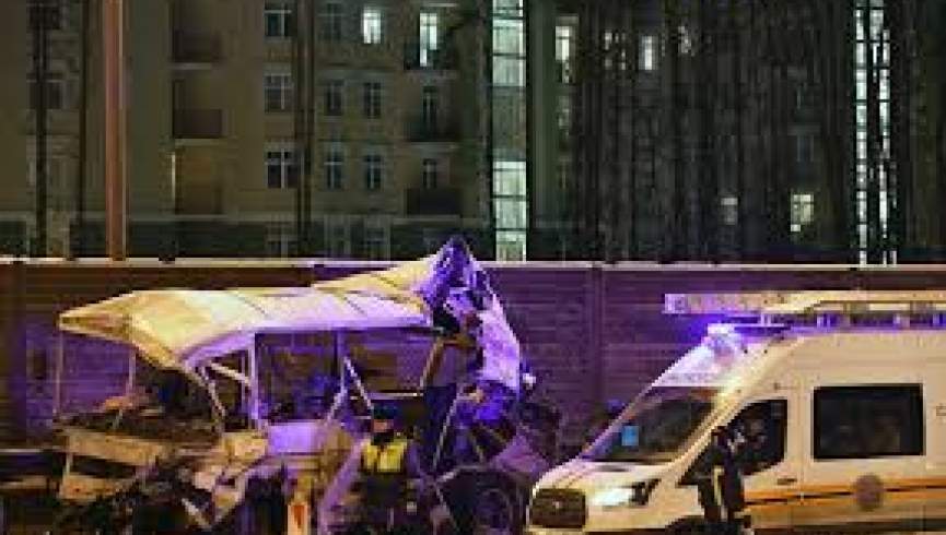 تصادف جاده ای در مسکو  49 نفر کشته و زخمی شدند