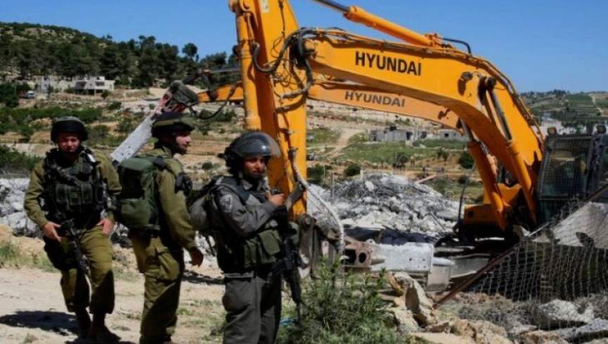 تخریب 11 فروشگاه در فلسطین توسط نیروهای اسرائیلی