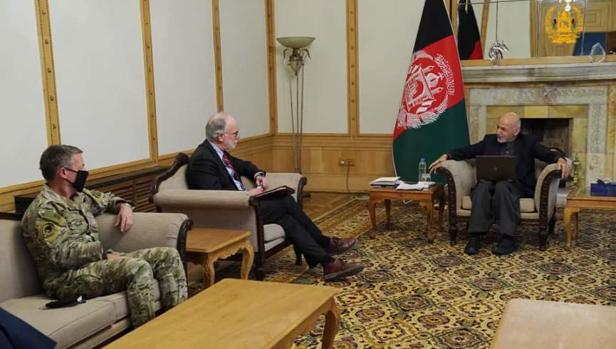 دیدار غنی با راس ویلسن روی روابط جدید افغانستان و امریکا