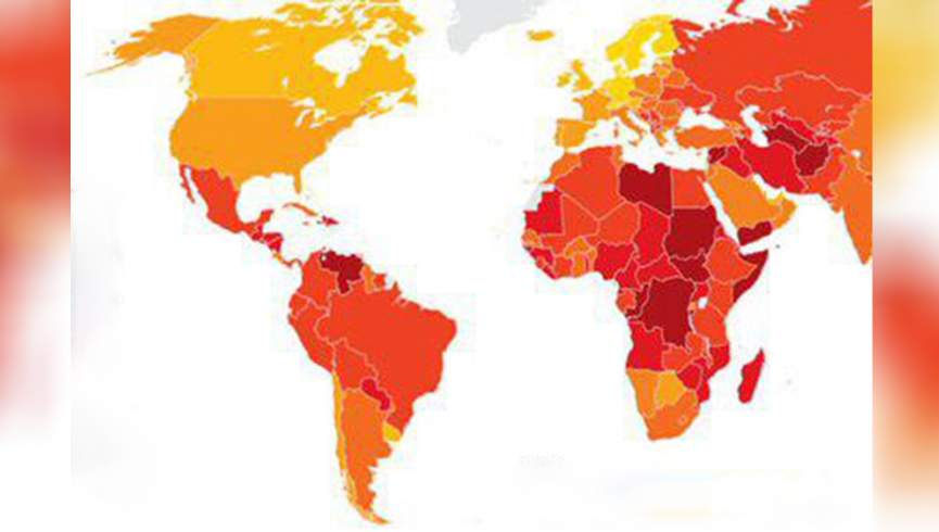 افغانستان به عنوان دوازدهمین کشور فاسد جهان شناخته شده است