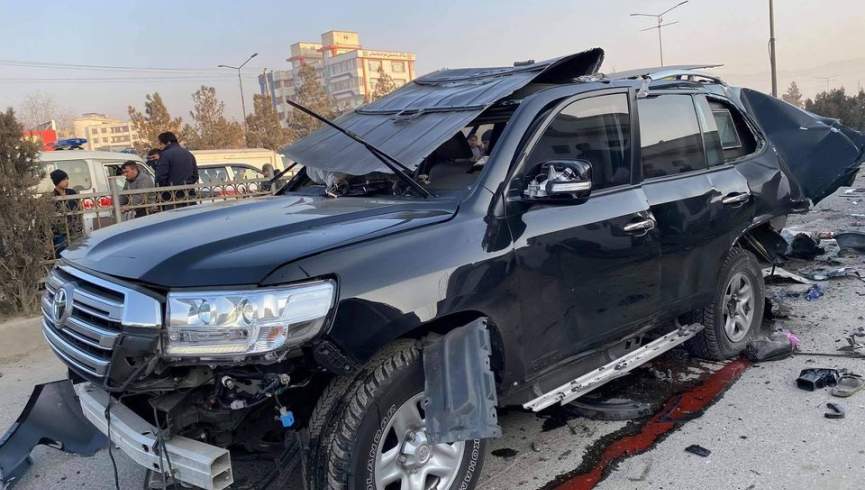 ماشینی با رئیس خدمات صلح دولت منفجر شد