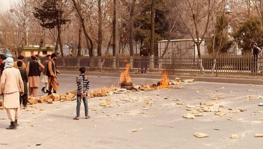 درگیری میان سنگ فروشان در شهر کابل