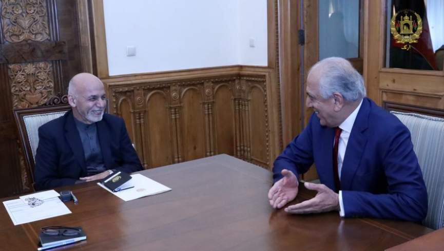 رییس جمهور غنی با زلمی خلیلزاد دیدار کرد