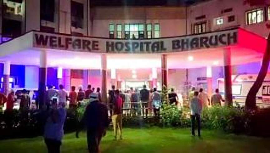 حریق گسترده در یک شفاخانه هند، ۱۵ نفر را سوزاند