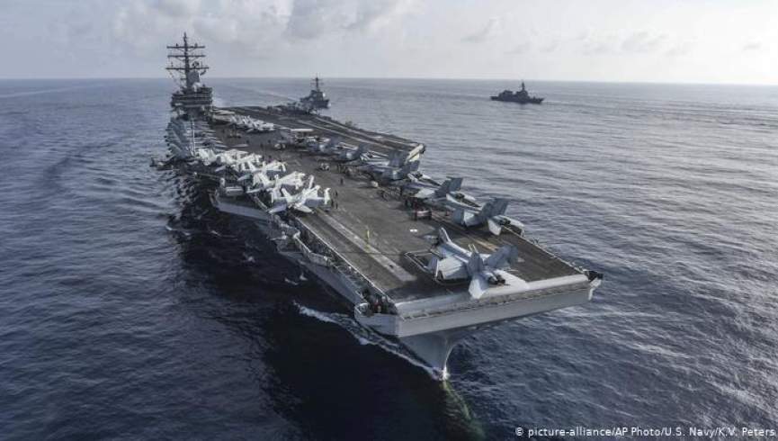 مانور کشتی جنگی چین در دریای جنوبی برای حفاظت از حاکمیت ملی چین