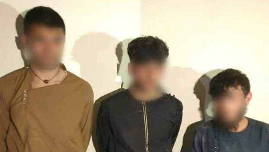 یک گروه سه نفری دزدان موتر توسط پولیس کابل بازداشت گردید