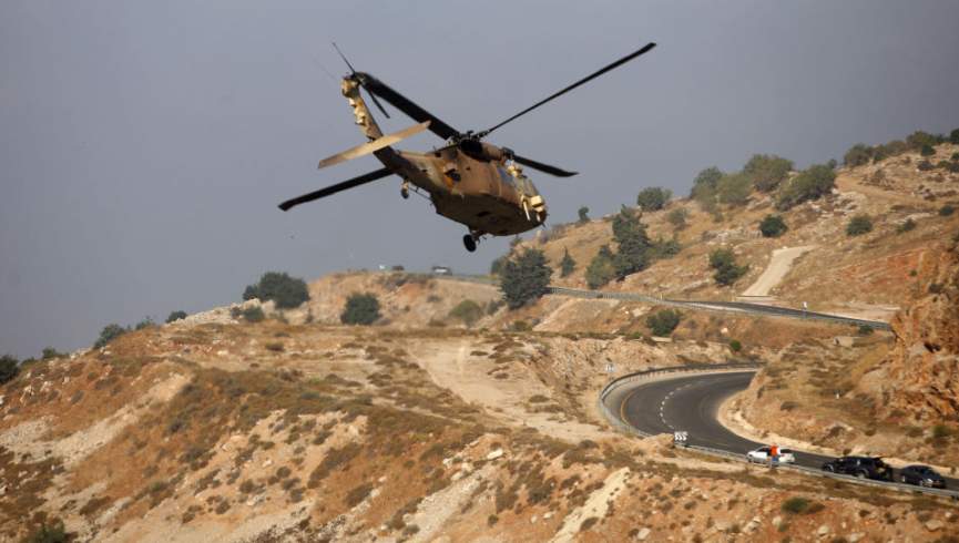 بالگردهای اسرائیلی به سمت قنیطره سوریه حرکت می کنند