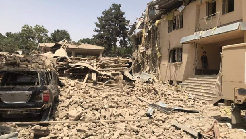 یک بمب اتومبیل در اداره پلیس منطقه بلخ در استان بلخ منفجر شد